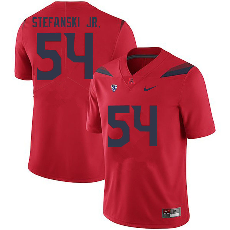 Men #54 Matthew Stefanski Jr. Arizona Wildcats College Football Jerseys Sale-Red